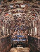Interior of the Sistine Chapel Michelangelo Buonarroti